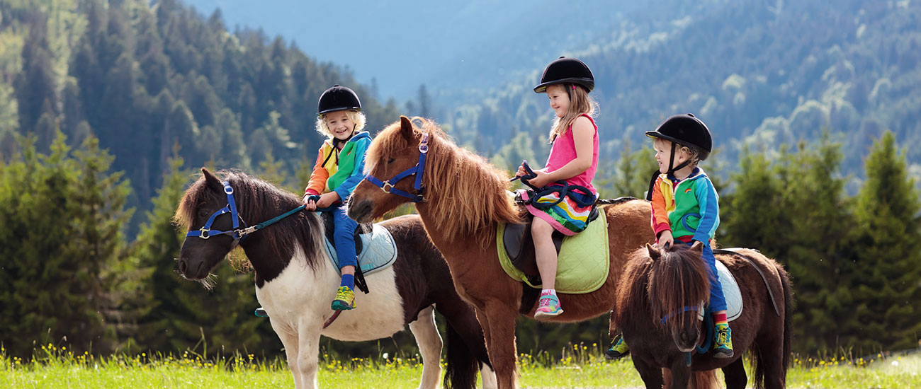 Ponyreiten - Sommerurlaub in Filzmoos