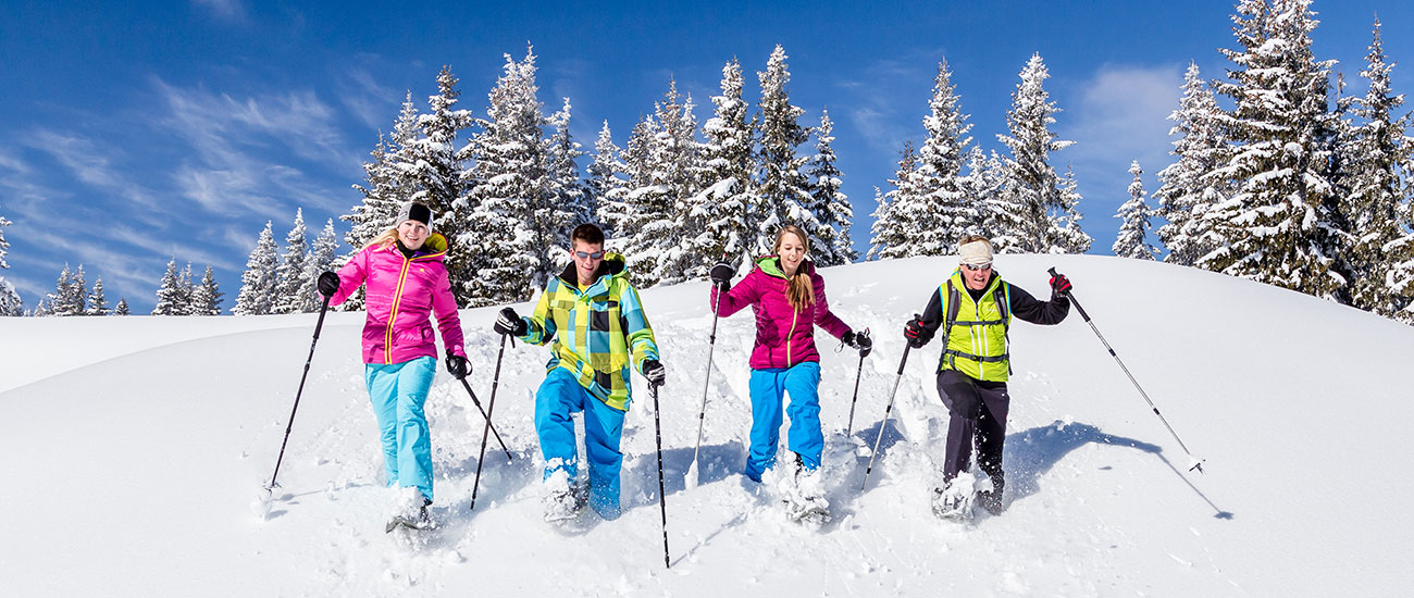 Schneeschuhwandern - Winterurlaub in Filzmoos